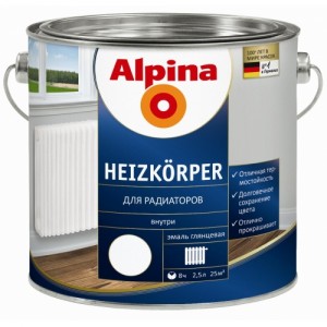 Alpina_Альпина Водоразбавляемая эмаль для радиаторов_Mogilen